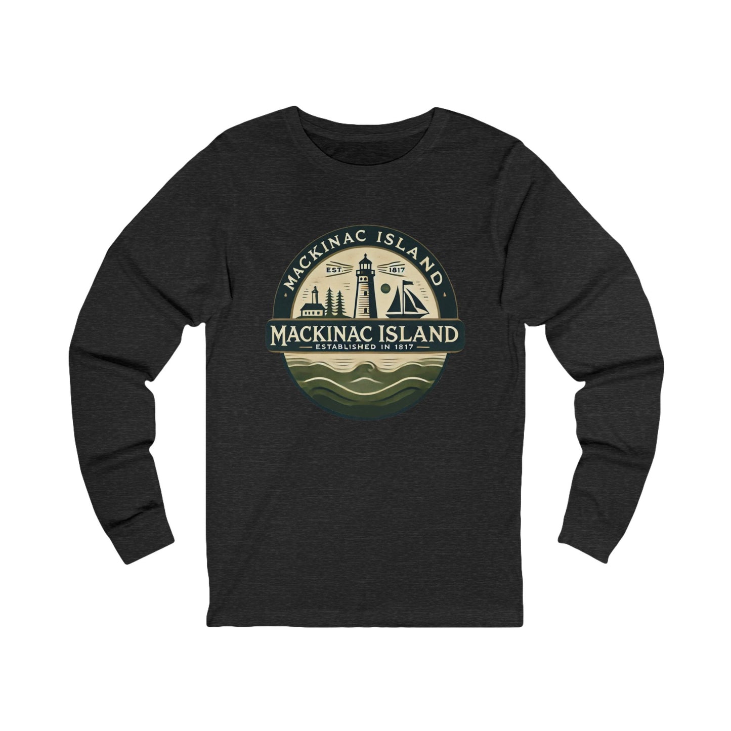 Vintage Mackinac Island Unisex Jersey Long Sleeve Tee
