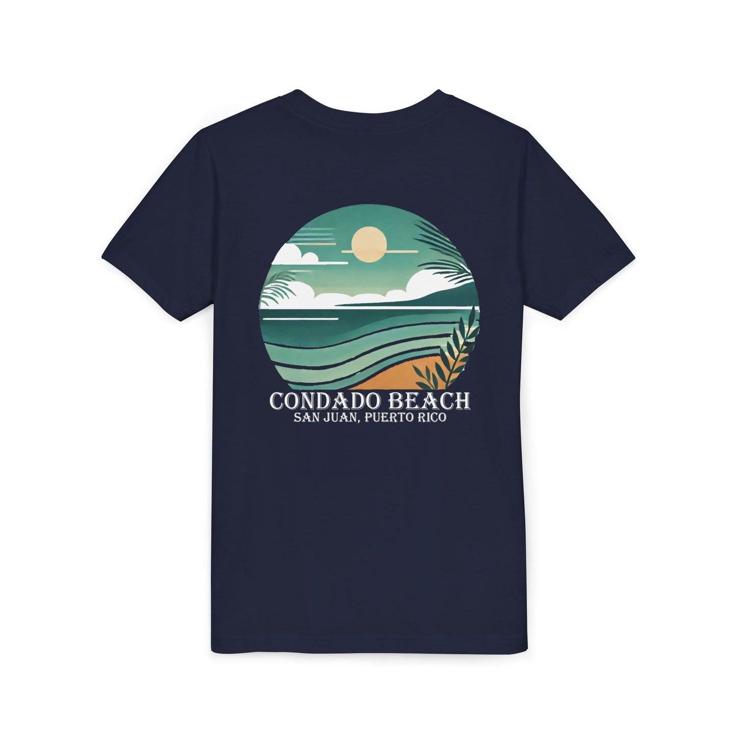 Coastal Vibes Condado Beach Unisex Youth Short Sleeve Tee