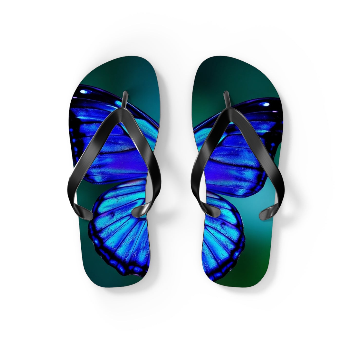 Mystical Butterfly #2 Flip Flops