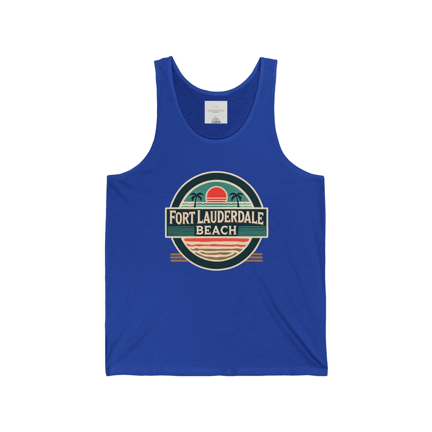 Vintage Fort Lauderdale Unisex Jersey Tank