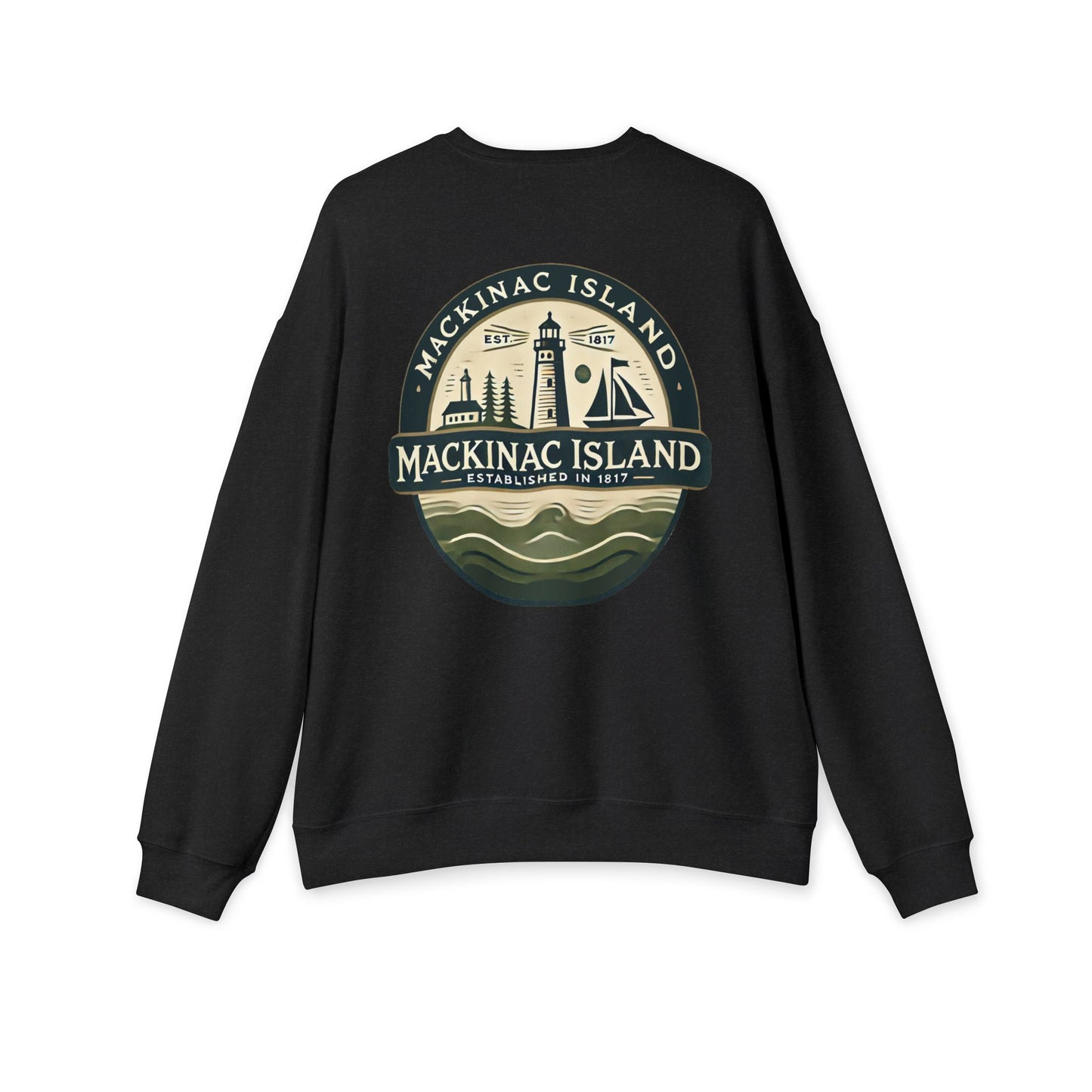 Vintage Mackinac Island Unisex Drop Shoulder Sweatshirt