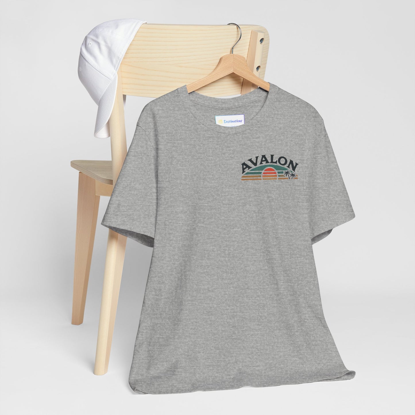 Retro Avalon Sunset Unisex Jersey Tee