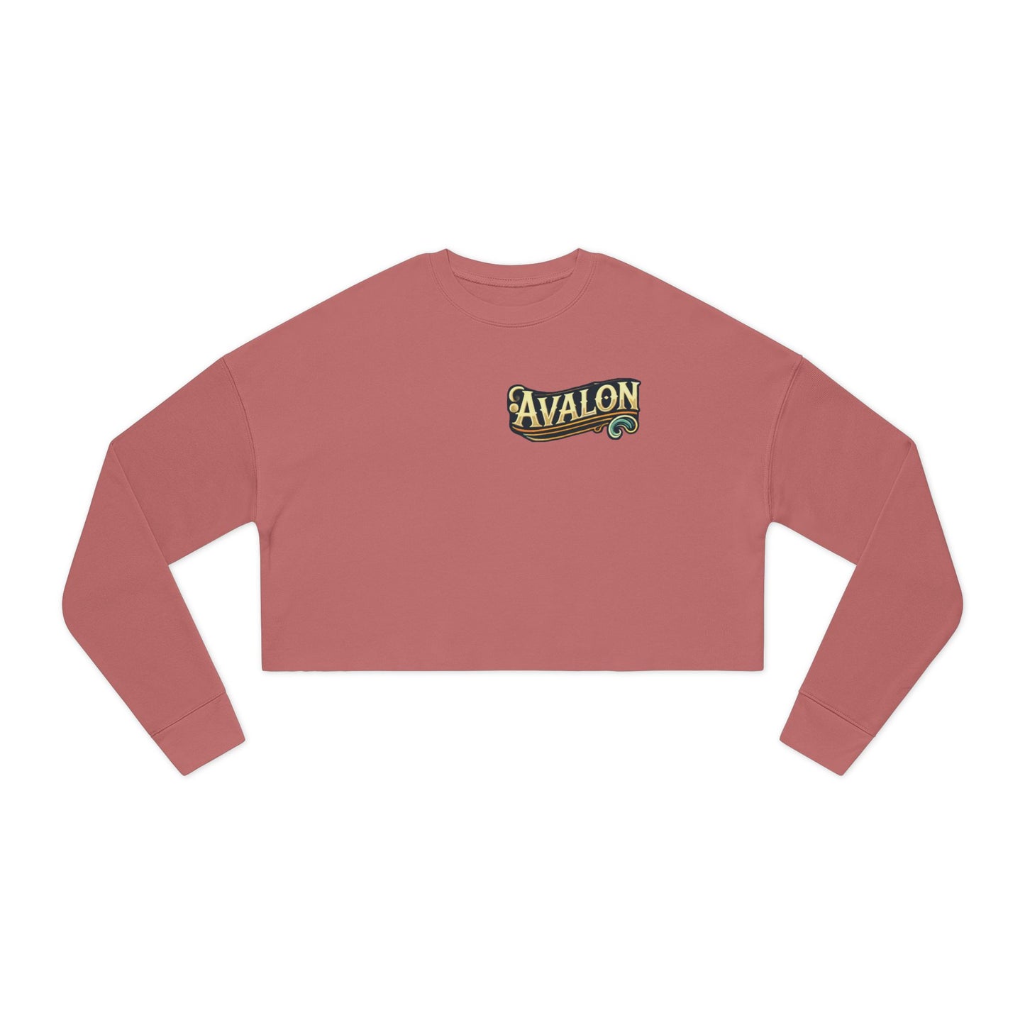 Elegant Avalon Women's Cropped Sweatshirt