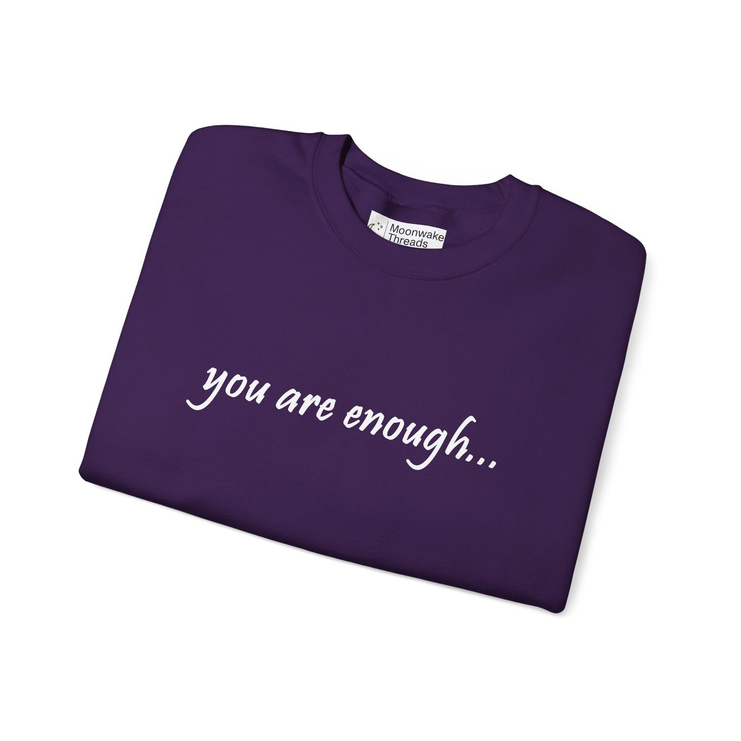 You Are Enough - Mental Health Awareness Heavy Blend Crewneck Sweatshirt