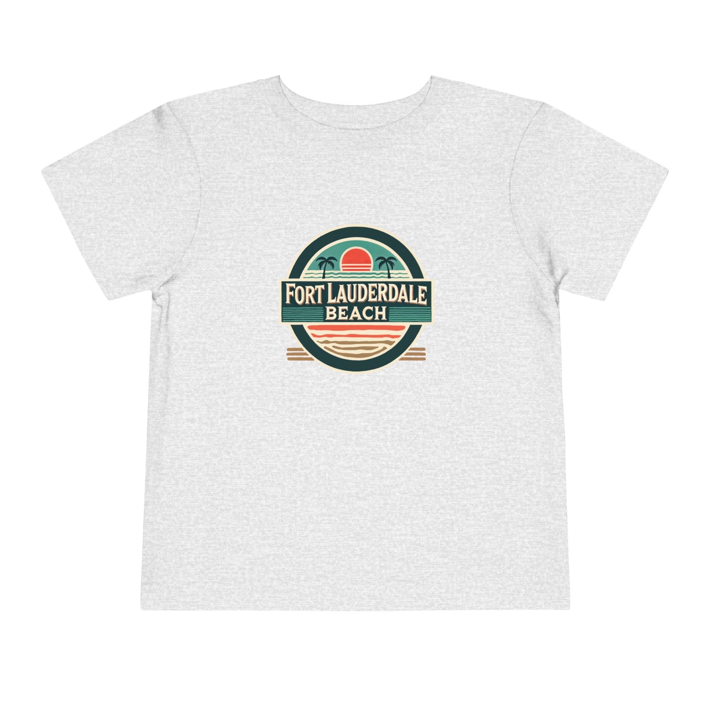 Vintage Fort Lauderdale Unisex Toddler Short Sleeve Tee