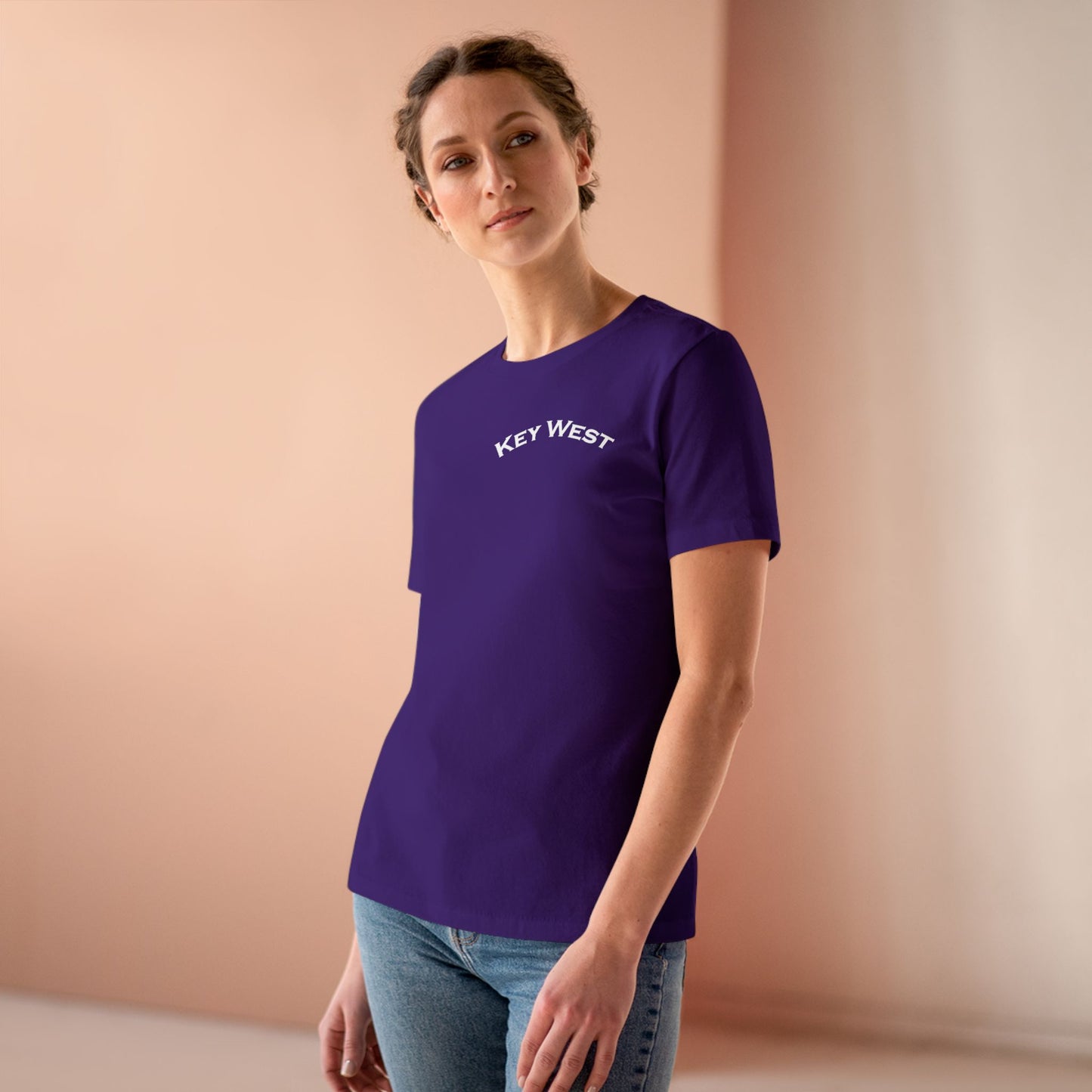 Vibrant Key West Women's Cotton Tee