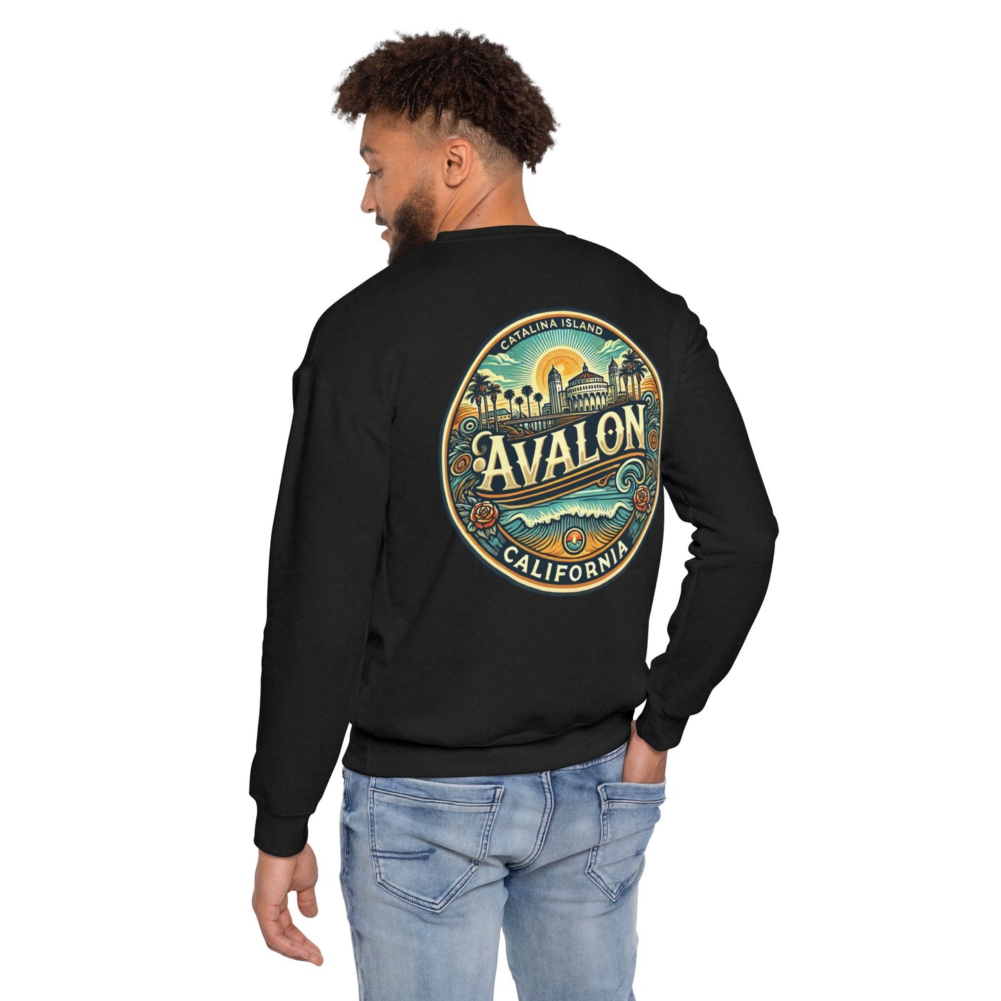 Elegant Avalon Unisex Drop Shoulder Sweatshirt
