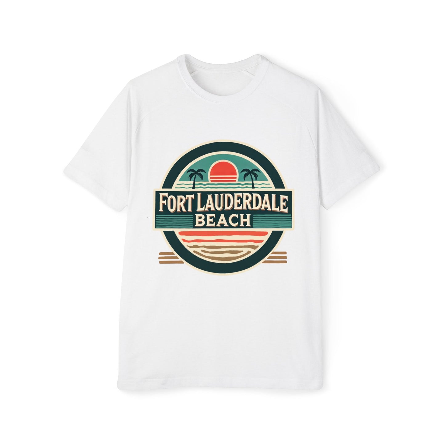 Vintage Fort Lauderdale Men's Raglan T-Shirt