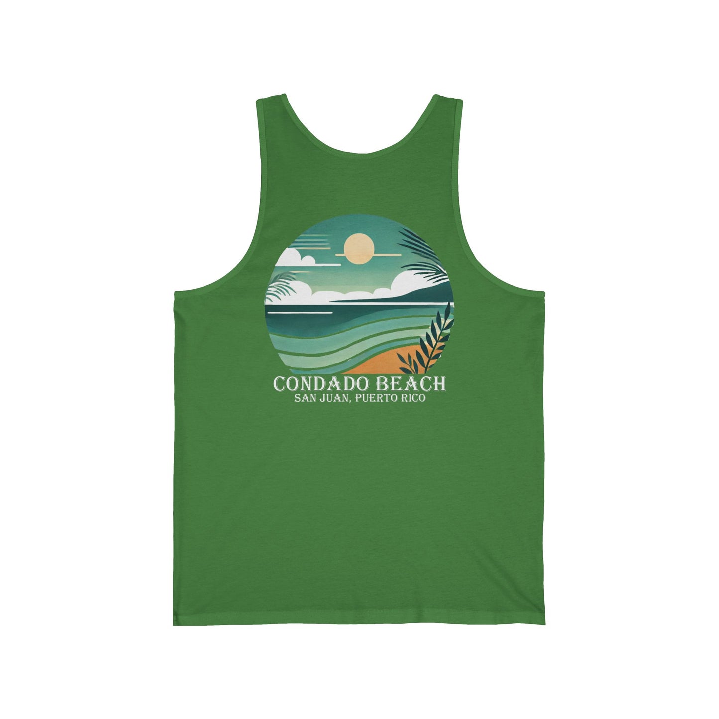 Coastal Vibes Condado Beach Unisex Jersey Tank