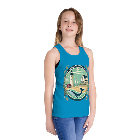 Vintage Martha's Vineyard Unisex Kids Jersey Tank Top