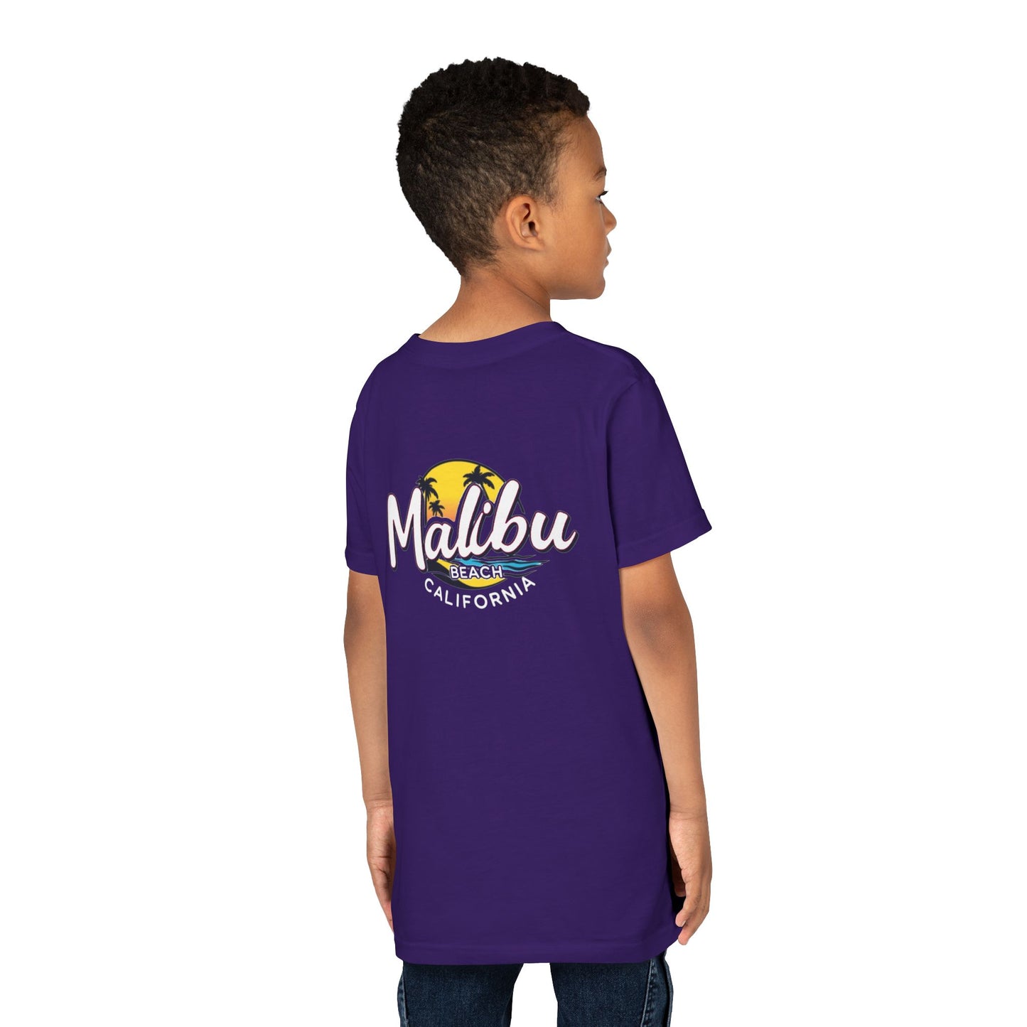 Retro Malibu Unisex Youth Short Sleeve Tee