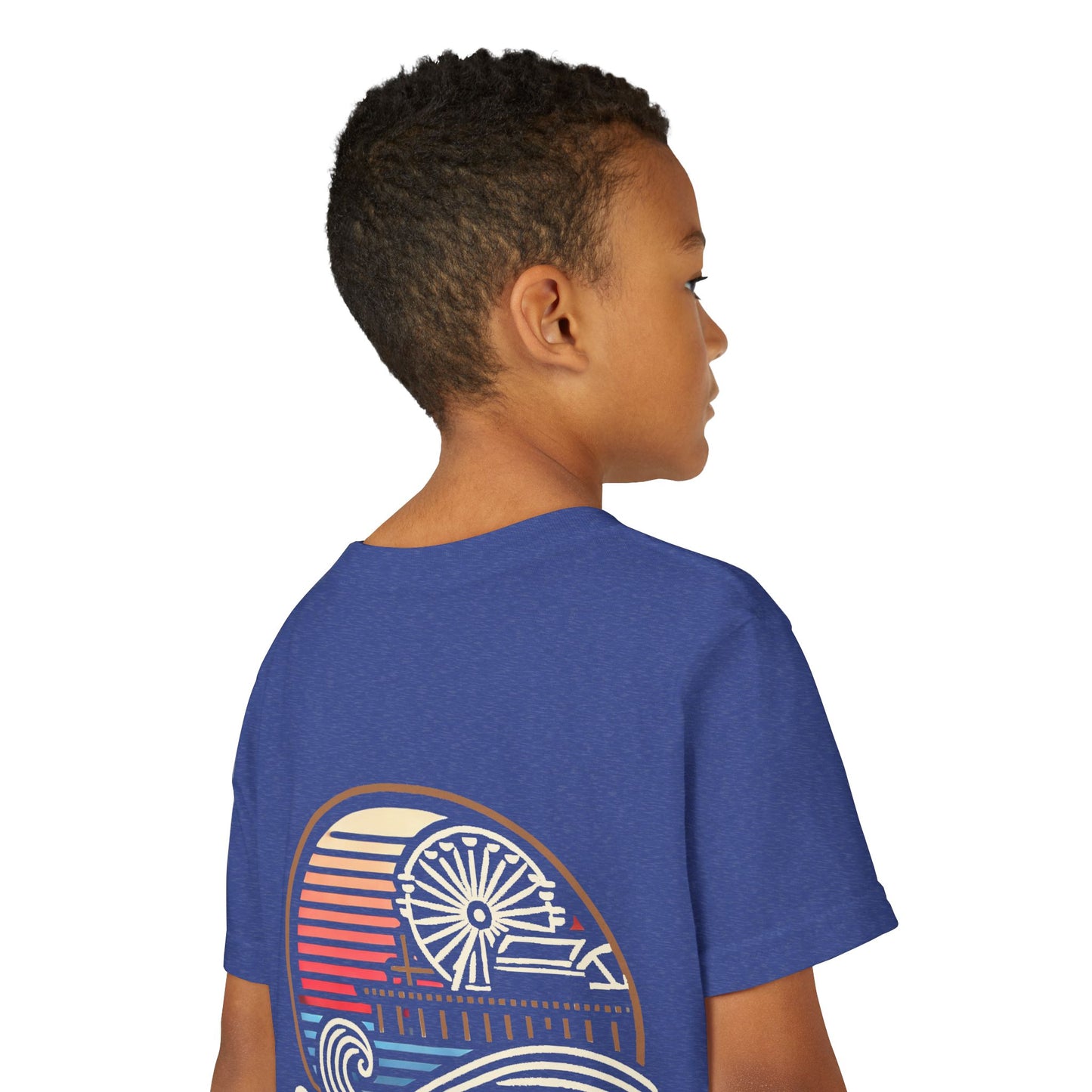 Vibrant Santa Monica Youth Short Sleeve Tee