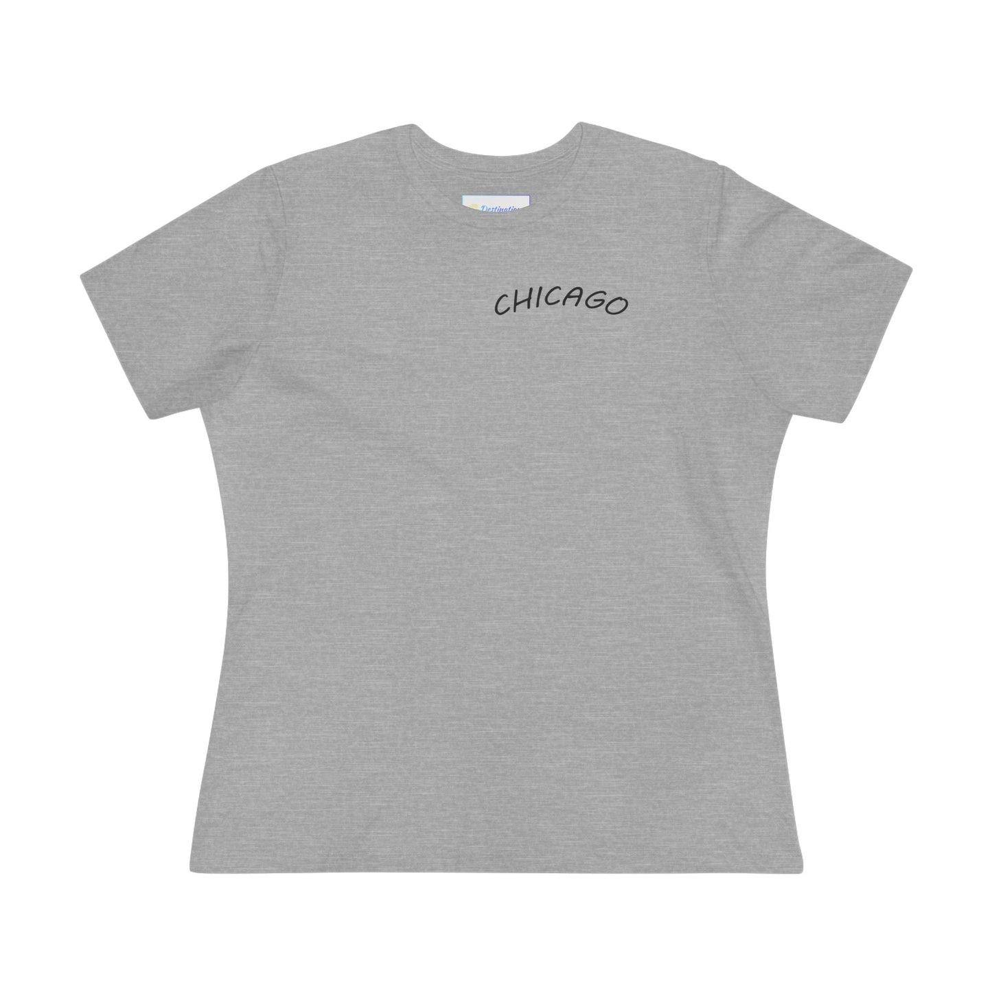 Retro Chicago Sunset Women's Cotton Tee