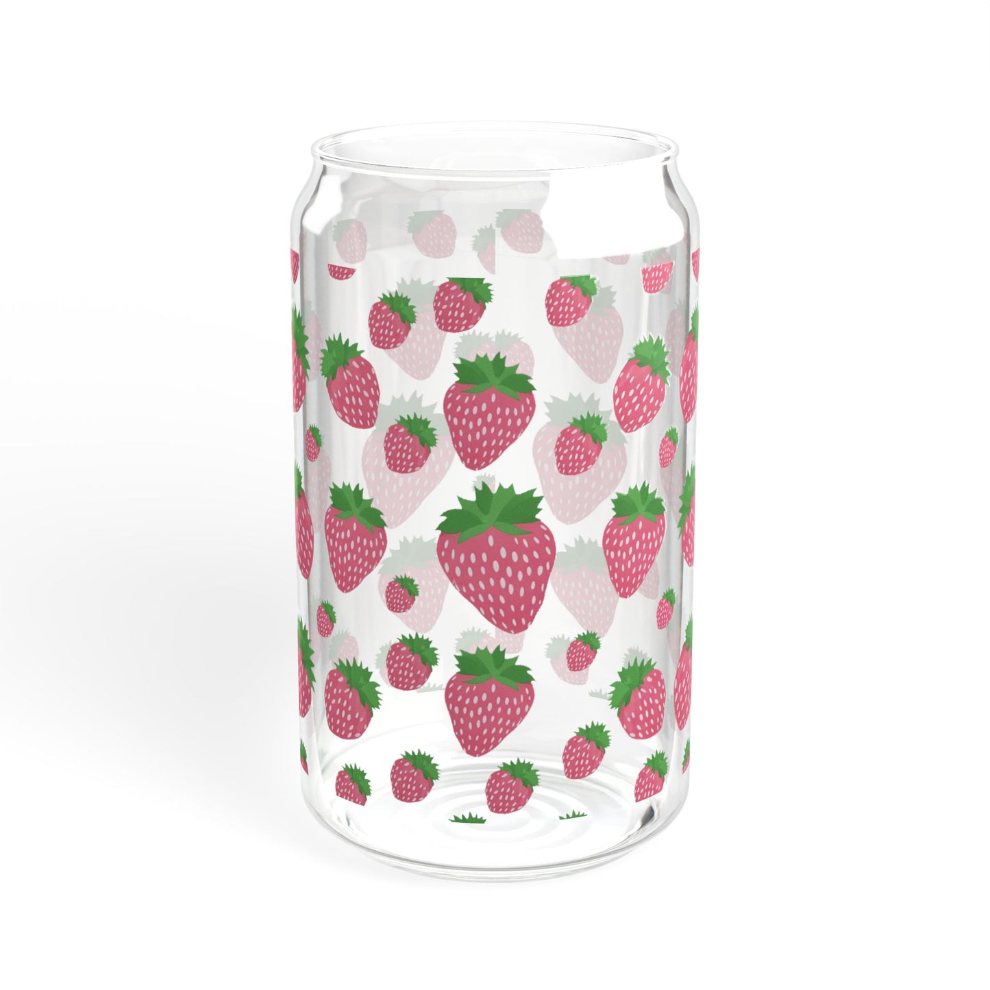 Strawberry Sipper Glass