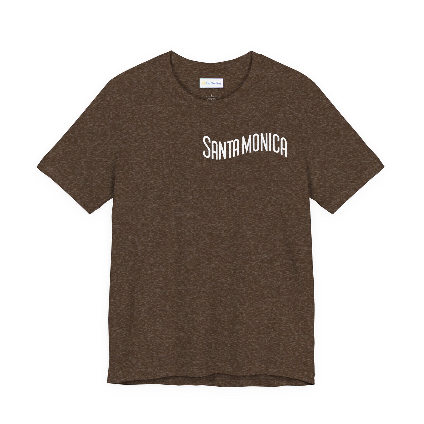 Vibrant Santa Monica Unisex Jersey Short Sleeve Tee