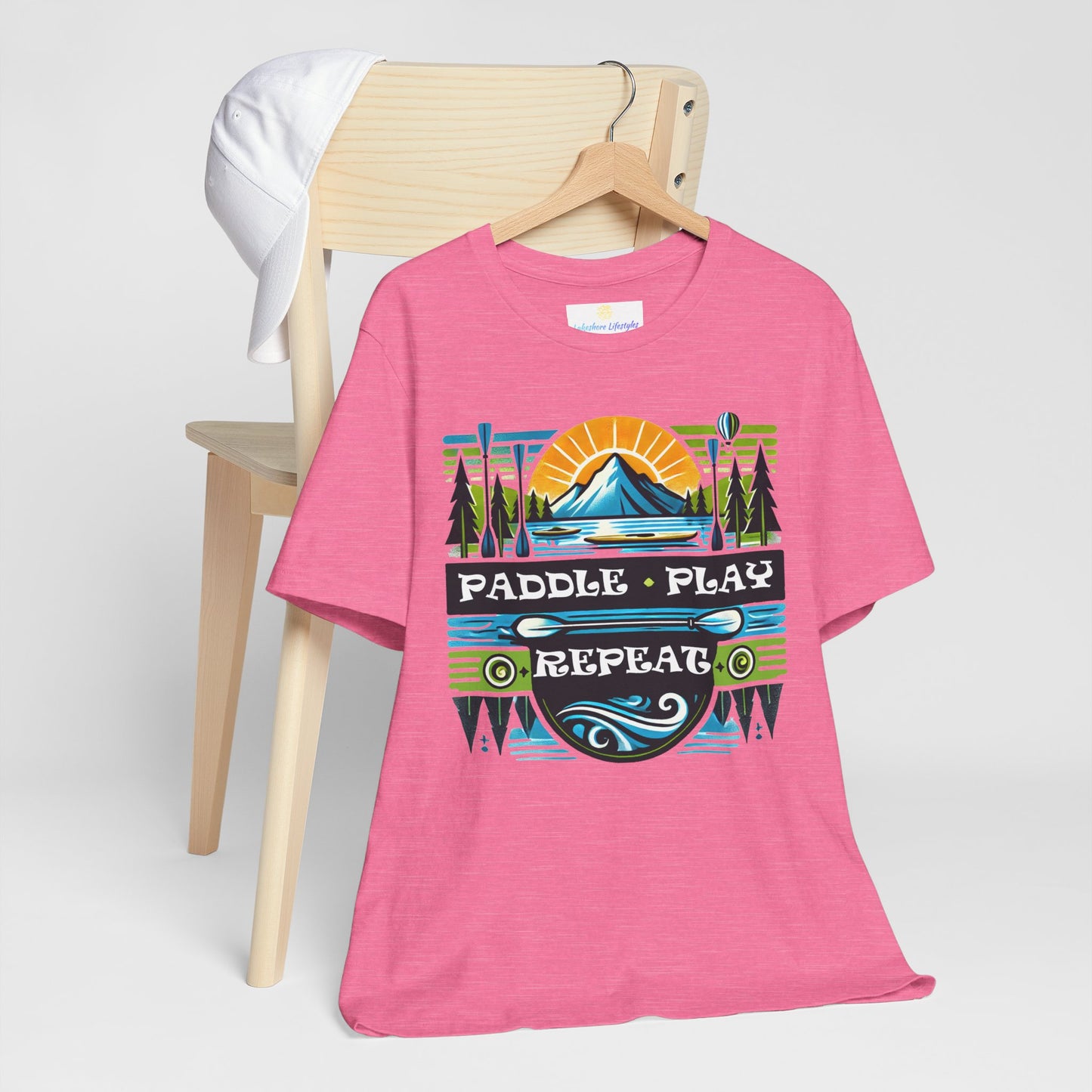 Paddle, Play, Repeat Short Sleeve Tee
