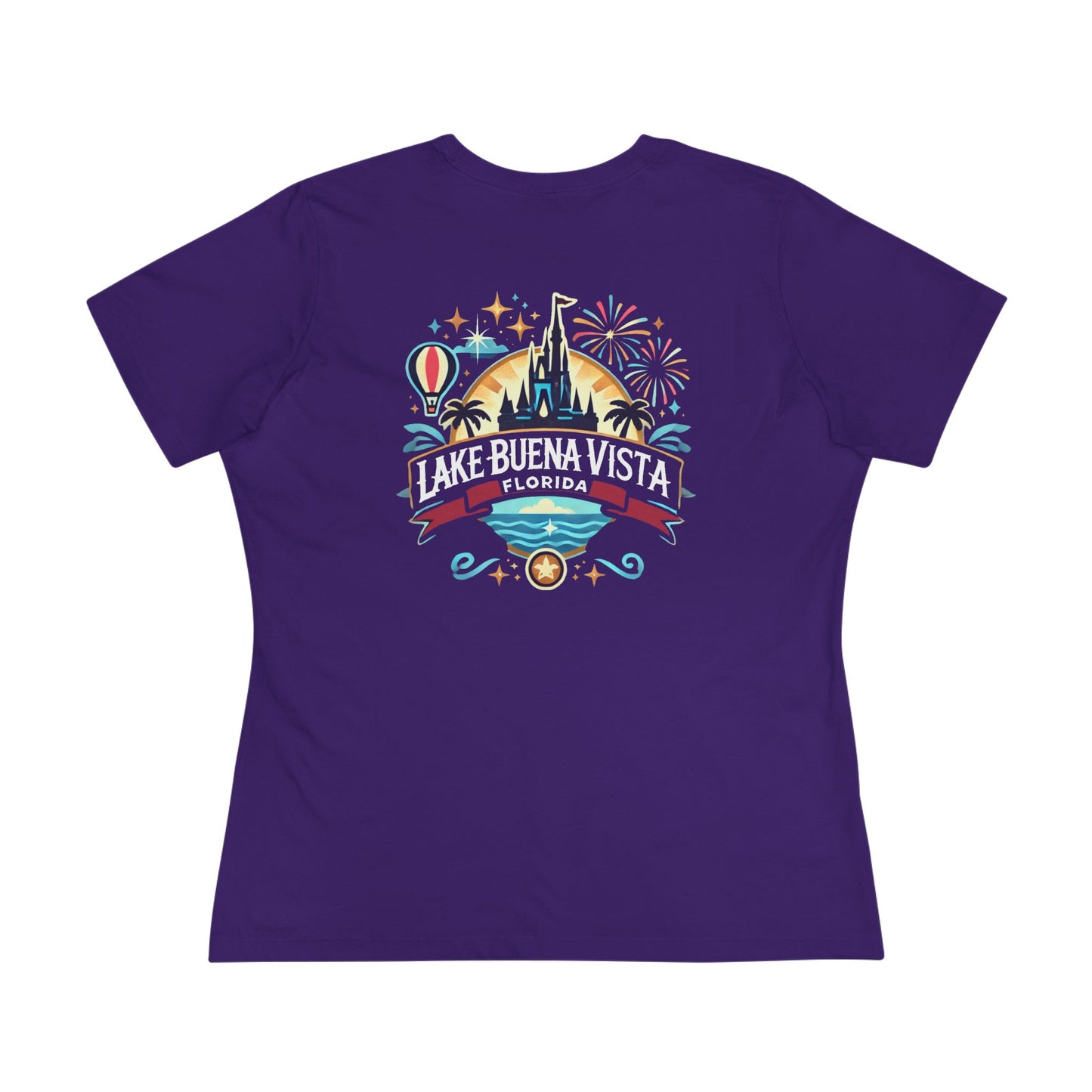 Adventurous Lake Buena Vista Women's Cotton Tee
