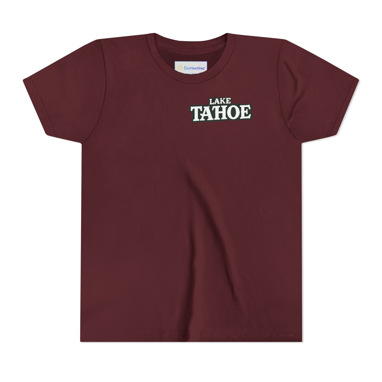Vintage Lake Tahoe Unisex Youth Short Sleeve Tee