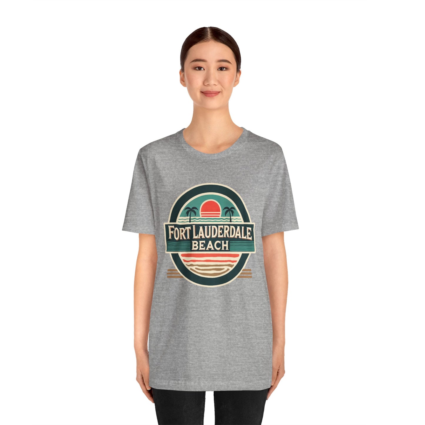 Vintage Fort Lauderdale Unisex Jersey Short Sleeve Tee