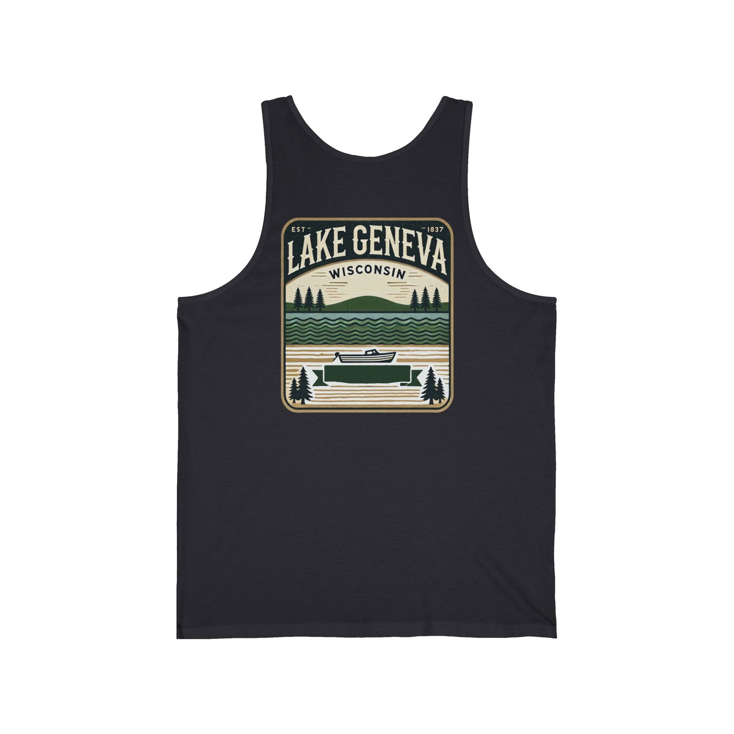 Vintage Lake Geneva Unisex Jersey Tank