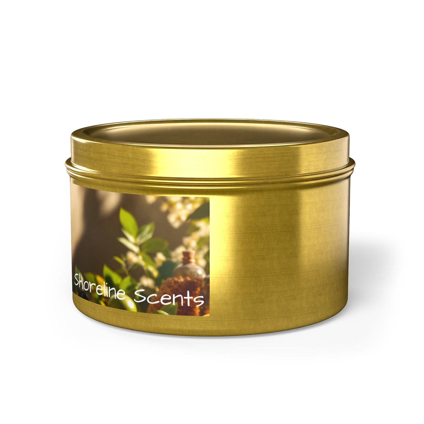Spa Retreat Scented Rustic Tin Candle