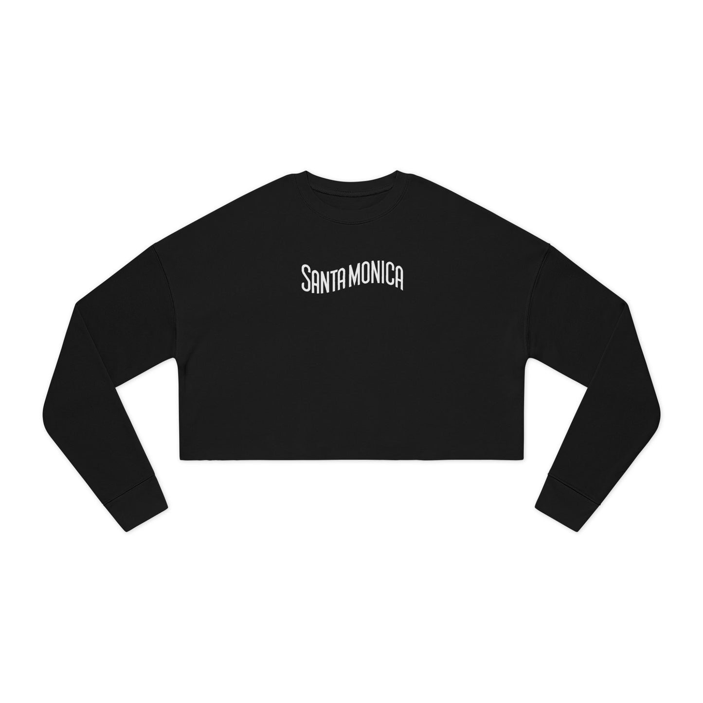 Vibrant Santa Monica Women's Cropped Sweatshirt