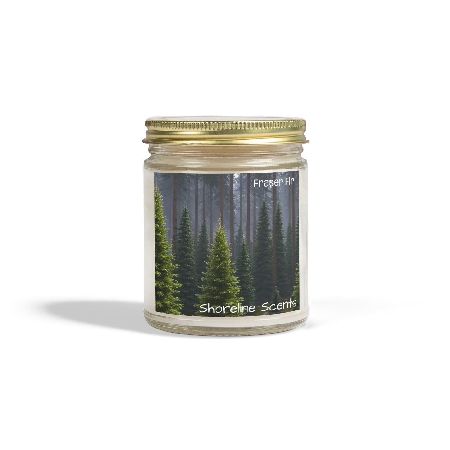 Fraser Fir Scented Coconut Apricot Wax Candle