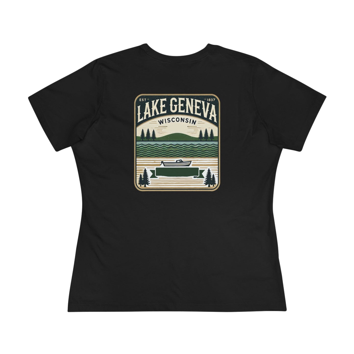 Vintage Lake Geneva Women's Cotton Tee