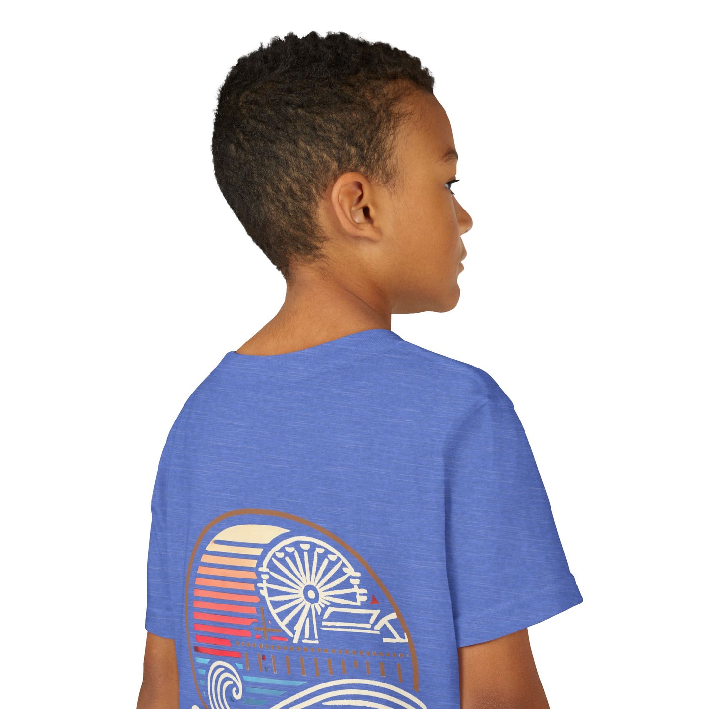 Vibrant Santa Monica Youth Short Sleeve Tee