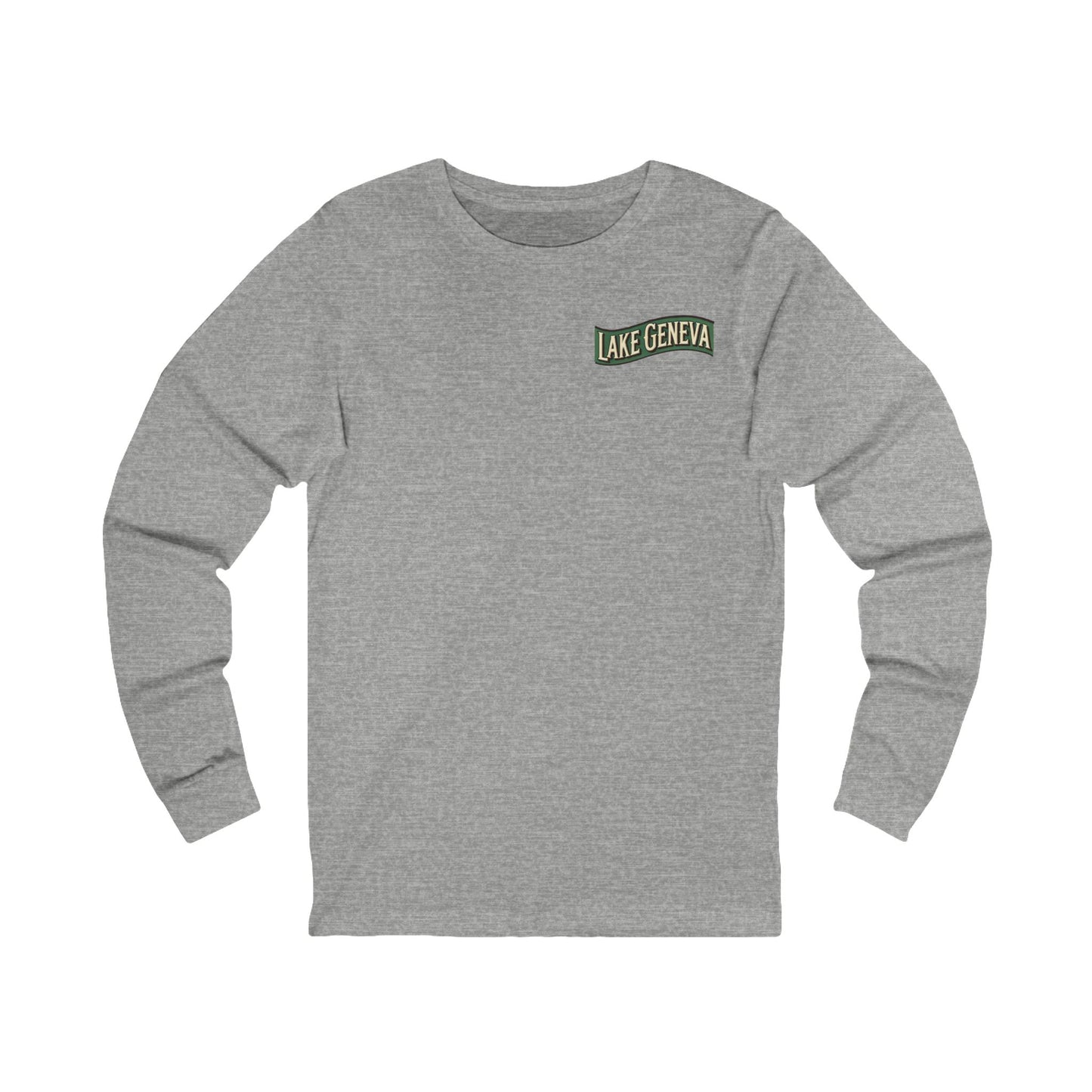 Retro Lake Geneva Unisex Jersey Long Sleeve Tee