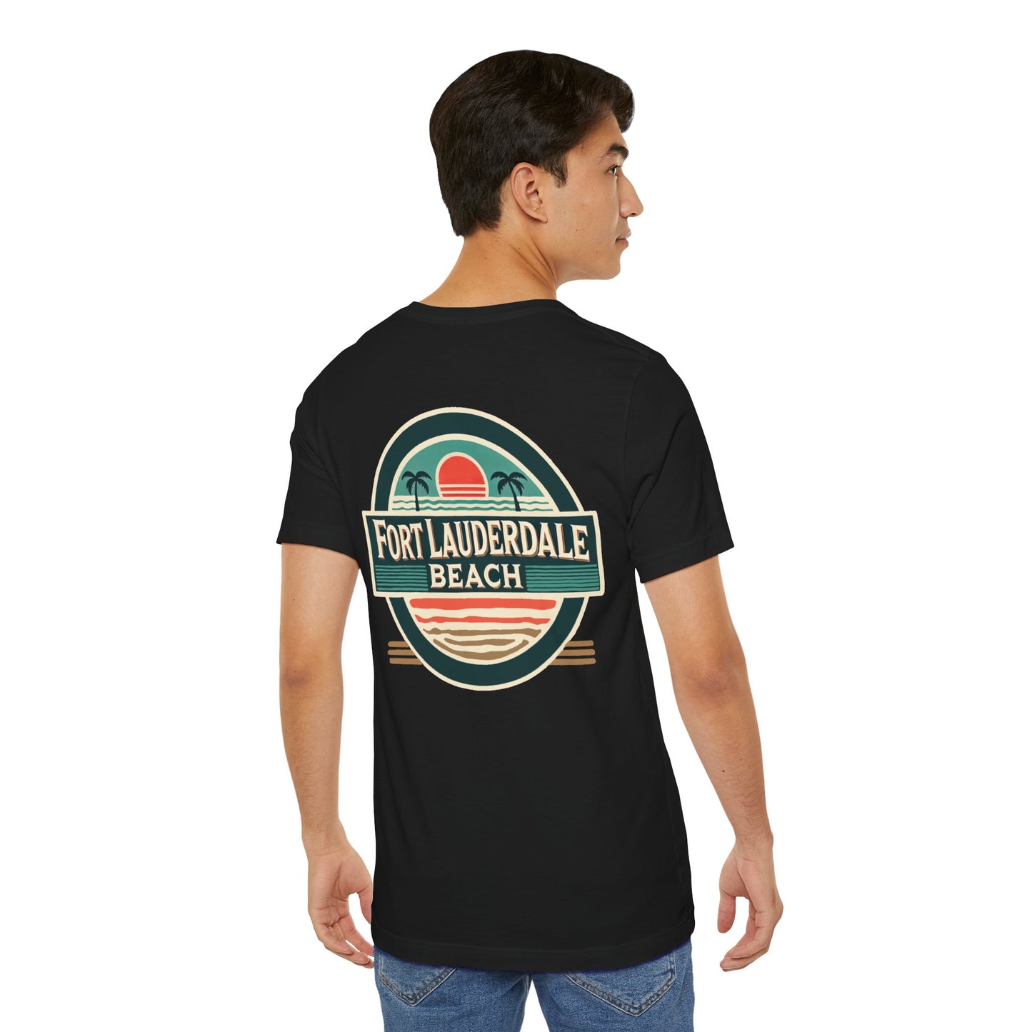 Vintage Fort Lauderdale Unisex Jersey Short Sleeve Tee
