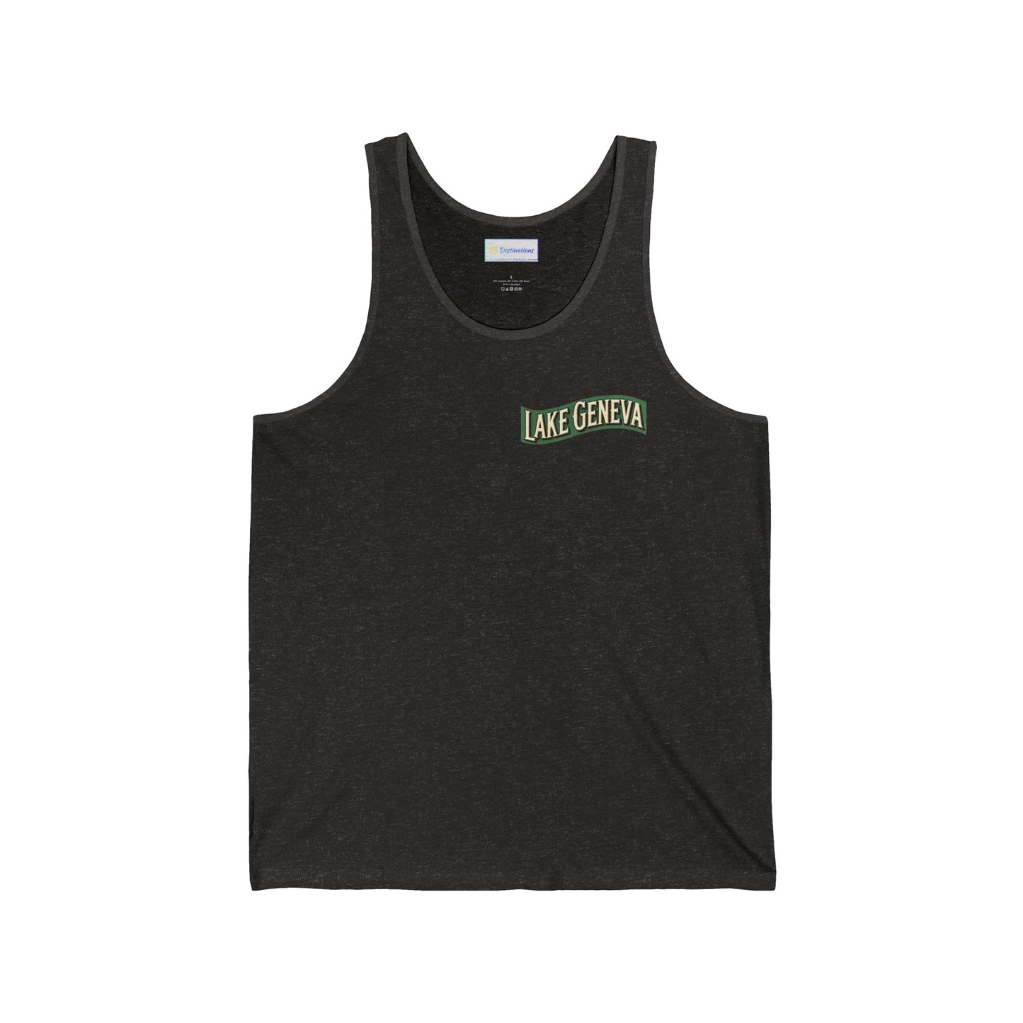 Retro Lake Geneva Unisex Jersey Tank