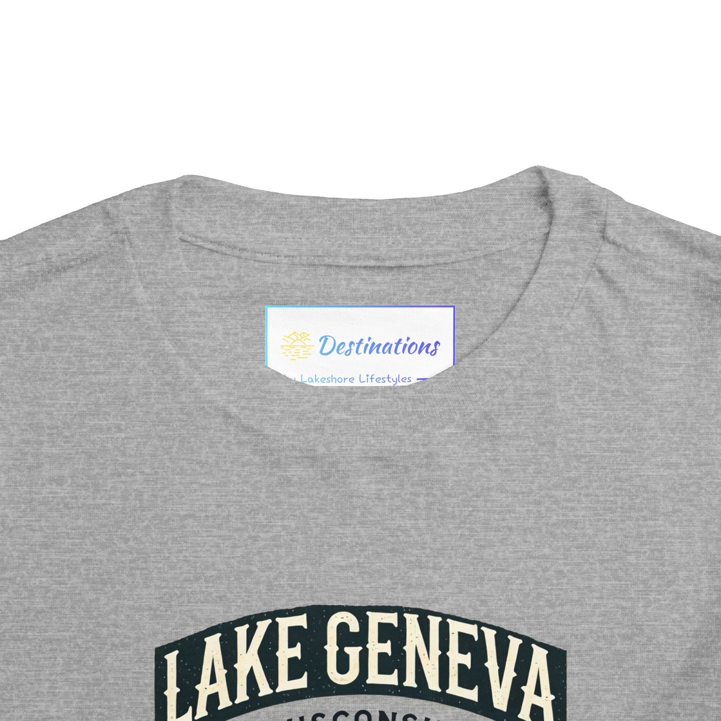 Vintage Lake Geneva Unisex Toddler Short Sleeve Tee