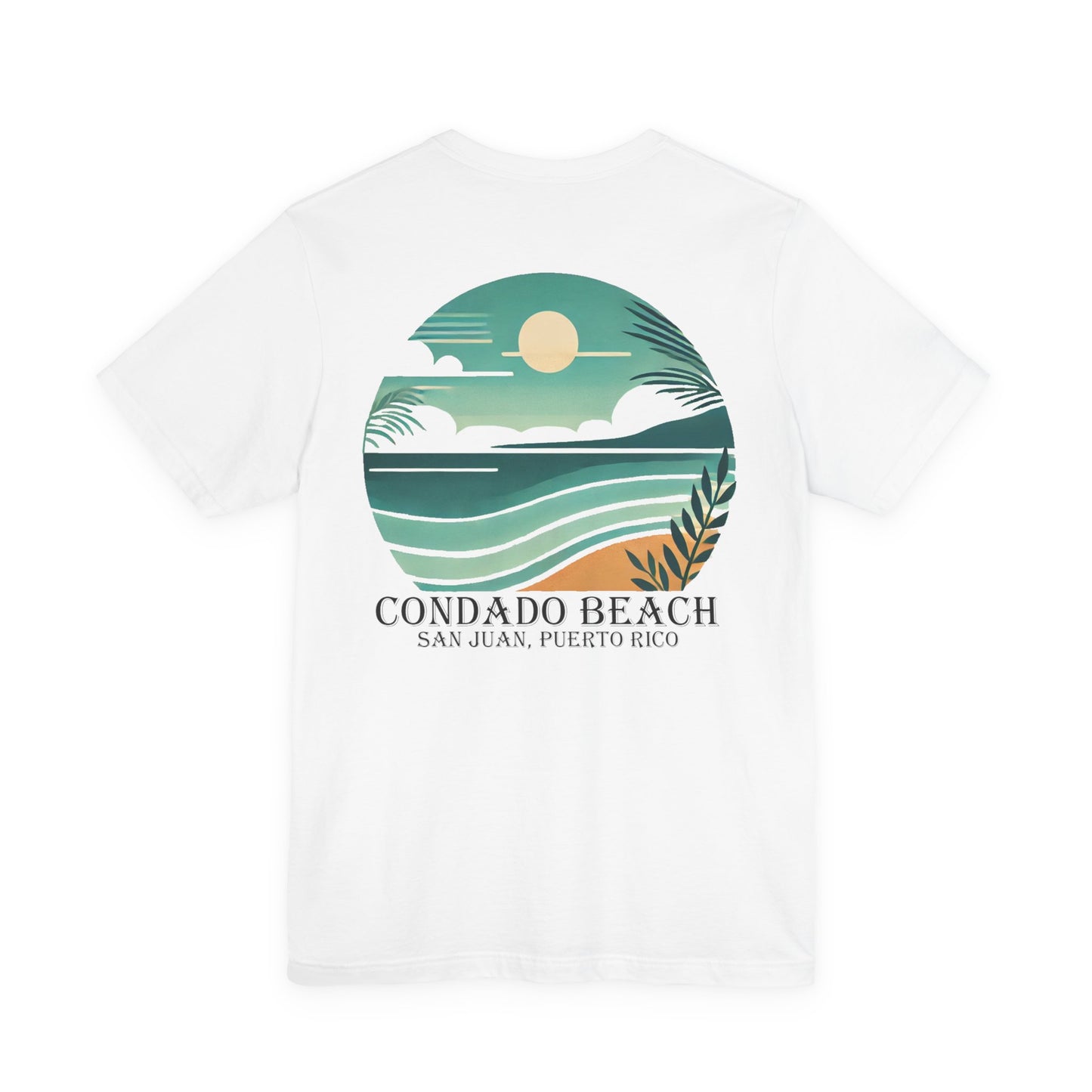 Coastal Vibes Condado Beach Unisex Jersey Short Sleeve Tee