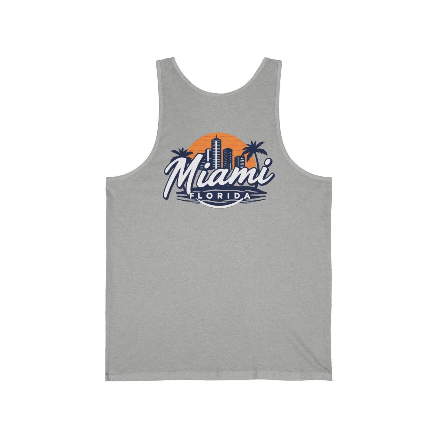 Retro Miami Unisex Jersey Tank