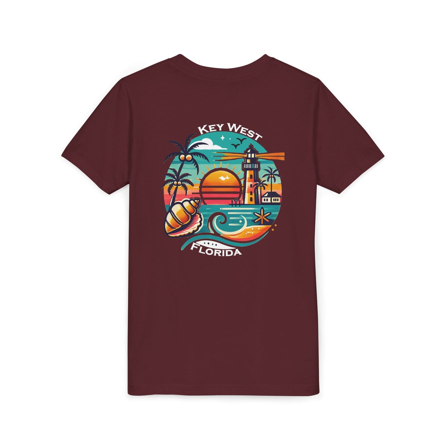 Vibrant Key West Youth Short Sleeve Tee
