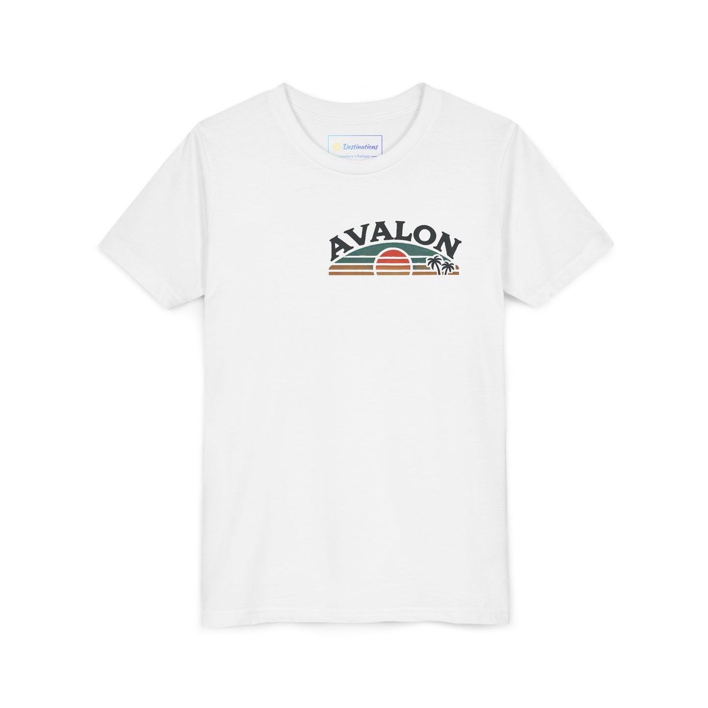 Retro Avalon Sunset Youth Short Sleeve Tee