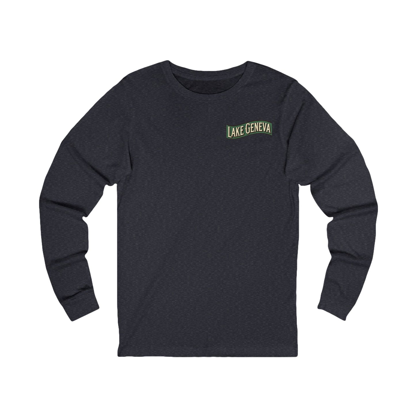 Retro Lake Geneva Unisex Jersey Long Sleeve Tee