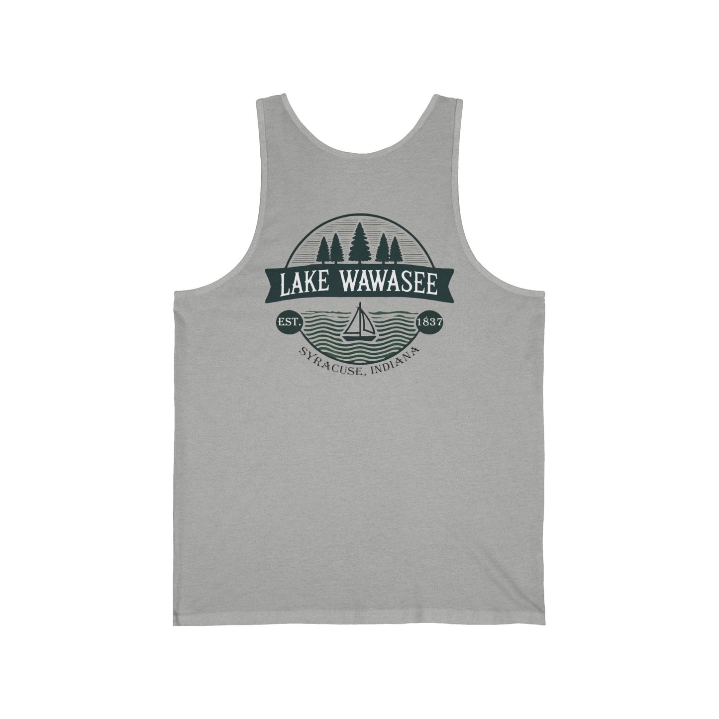 Vintage Lake Wawasee Unisex Jersey Tank