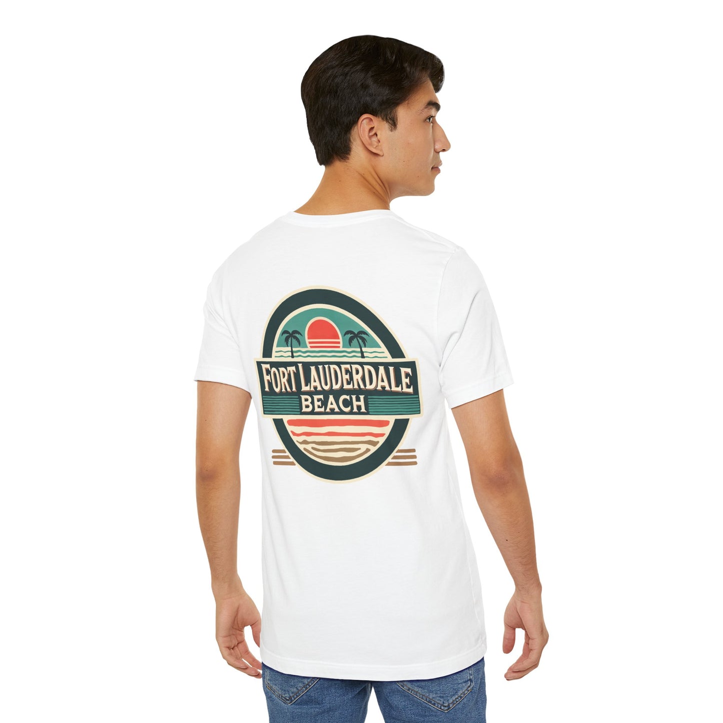 Vintage Fort Lauderdale Unisex Jersey Short Sleeve Tee
