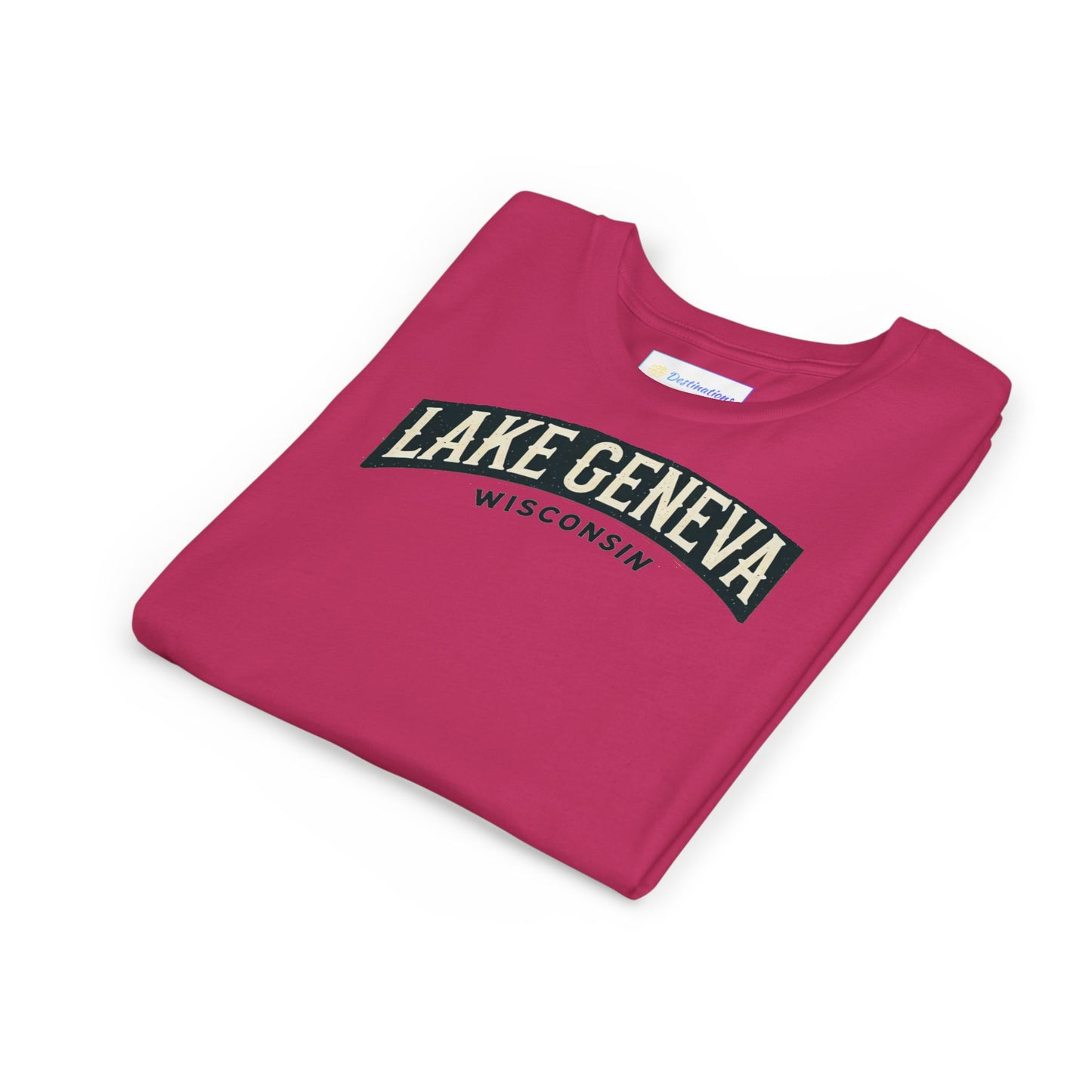 Vintage Lake Geneva Unisex Youth Short Sleeve Tee