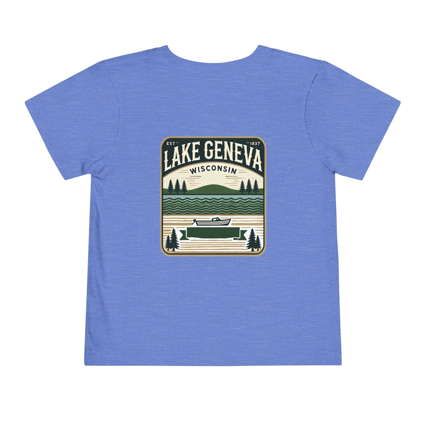 Vintage Lake Geneva Unisex Toddler Short Sleeve Tee