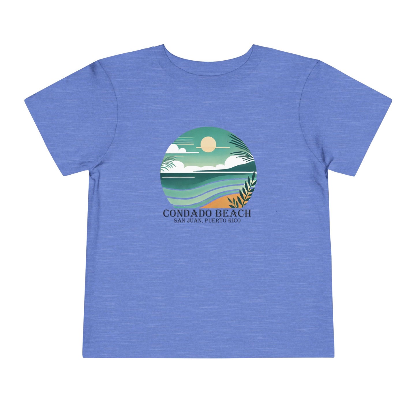 Coastal Vibes Condado Beach Unisex Toddler Short Sleeve Tee