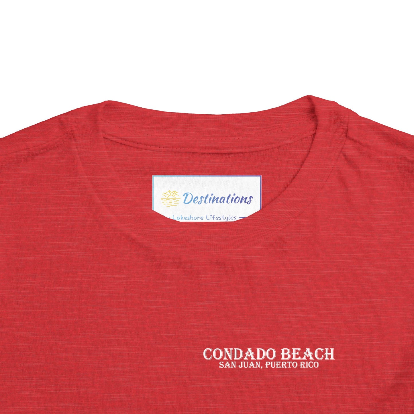 Coastal Vibes Condado Beach Unisex Toddler Short Sleeve Tee