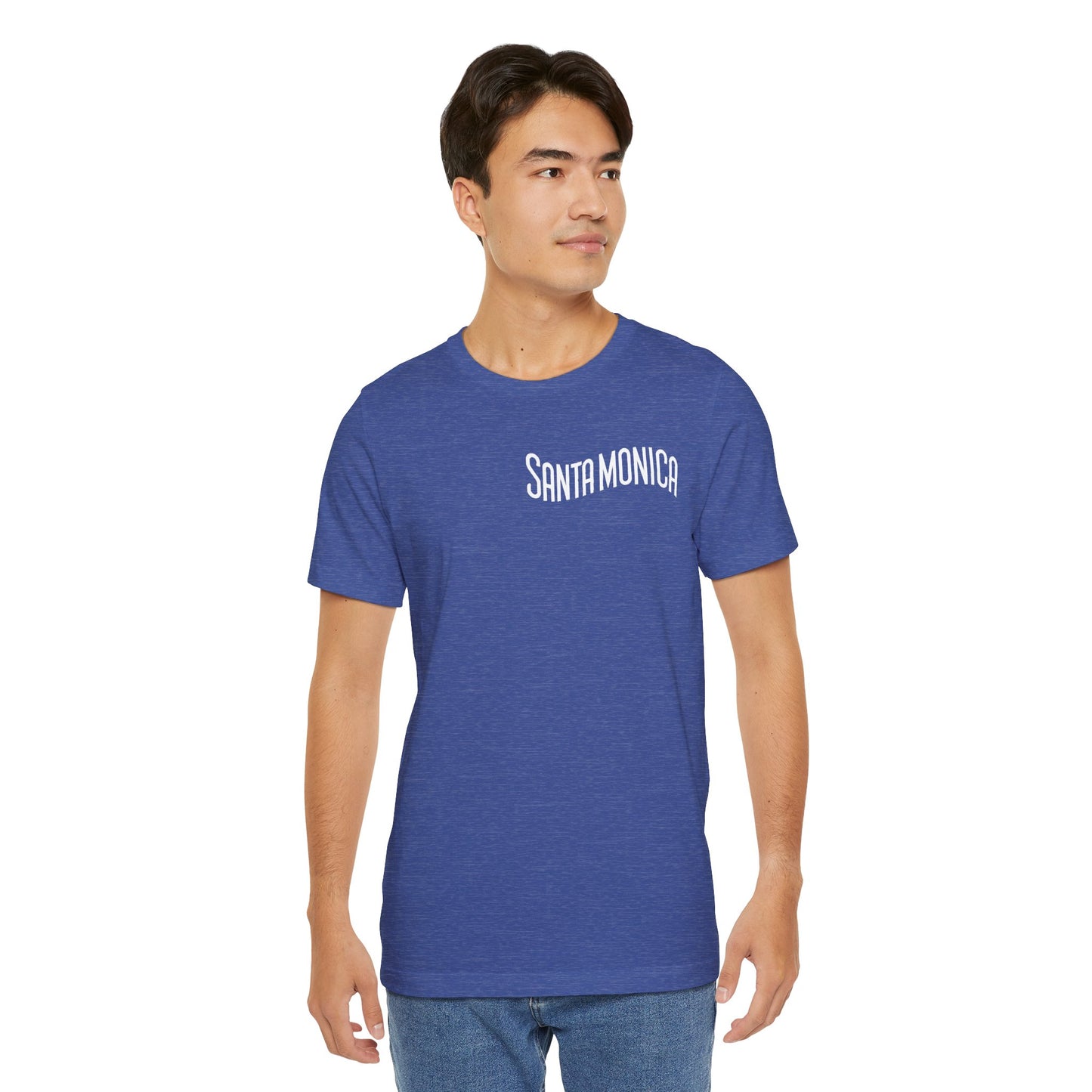 Vibrant Santa Monica Unisex Jersey Short Sleeve Tee
