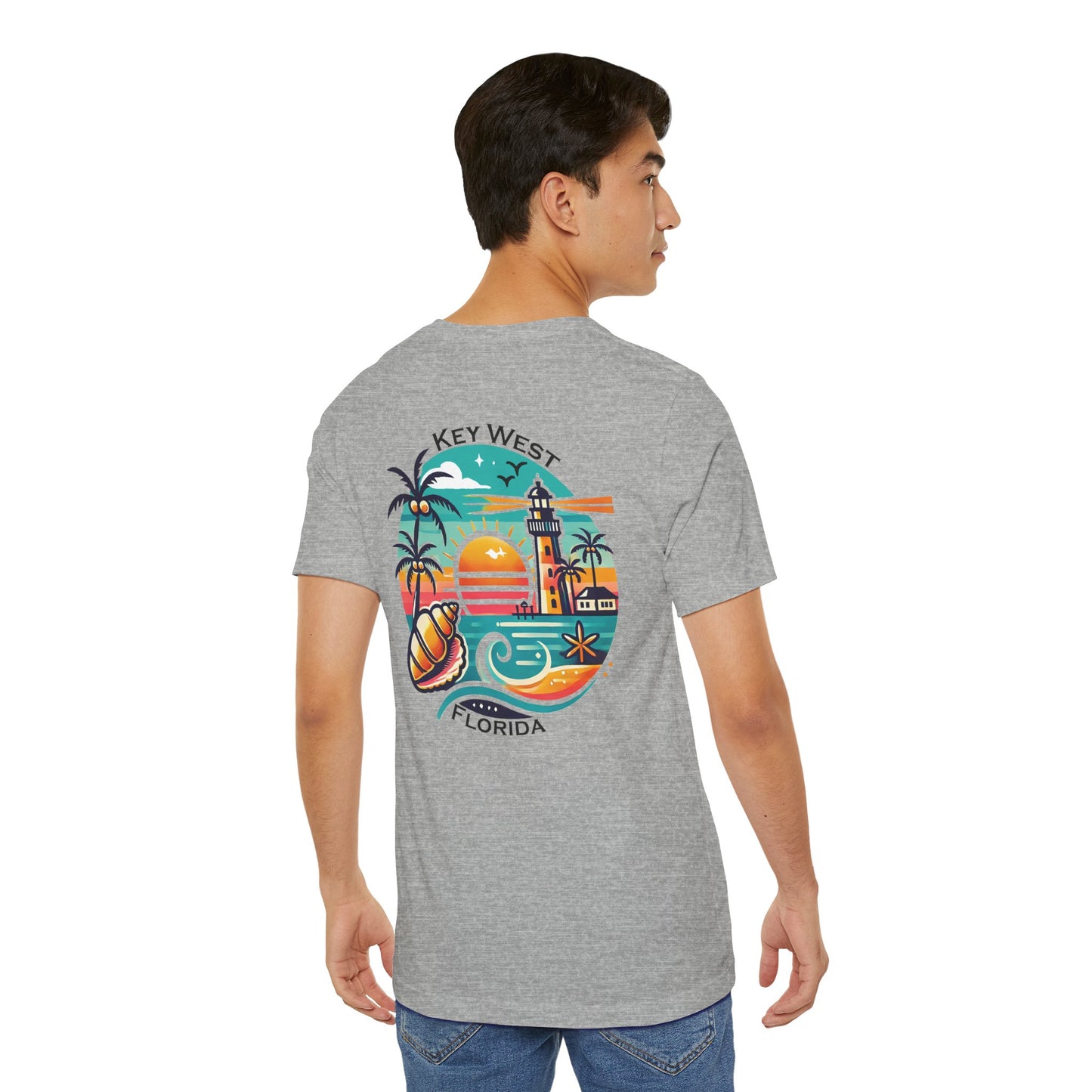 Vibrant Key West Unisex Jersey Short Sleeve Tee