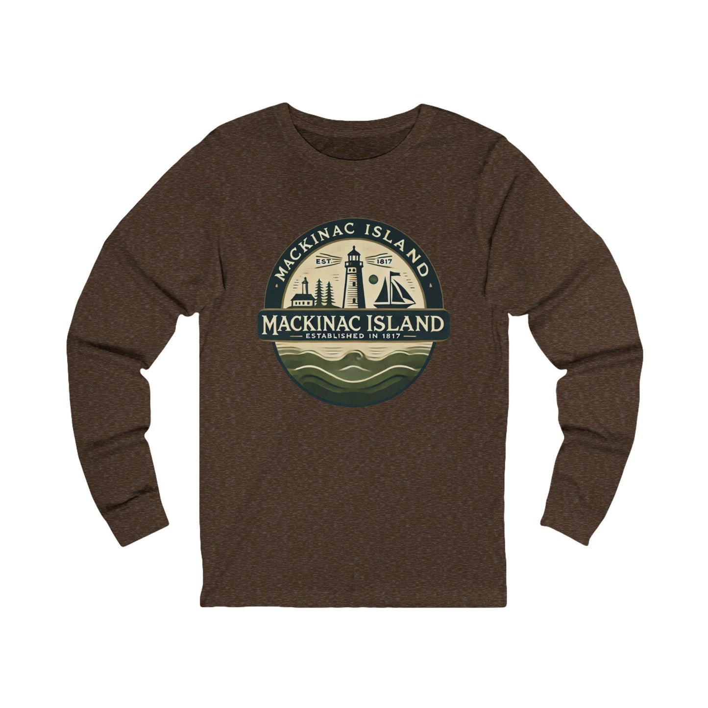 Vintage Mackinac Island Unisex Jersey Long Sleeve Tee
