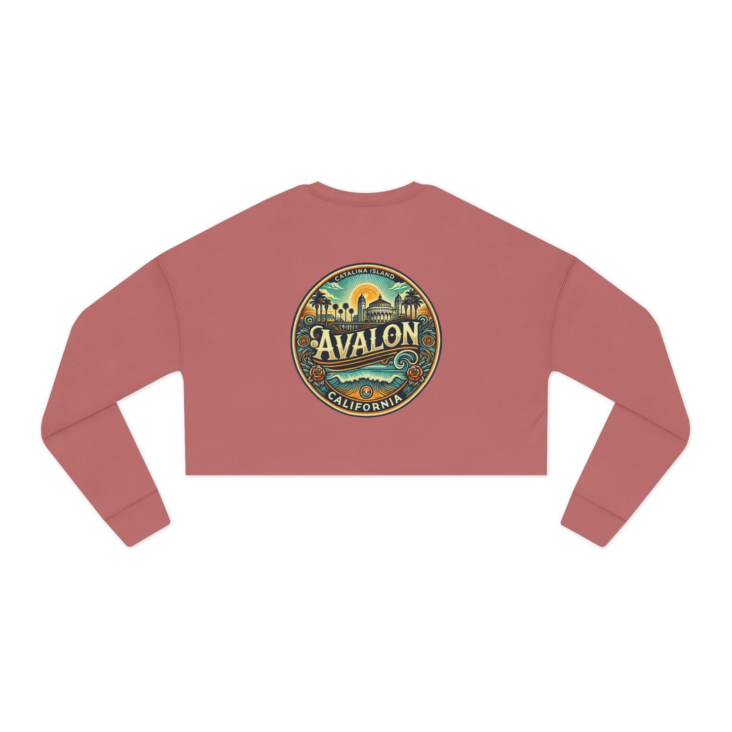 Elegant Avalon Women's Cropped Sweatshirt