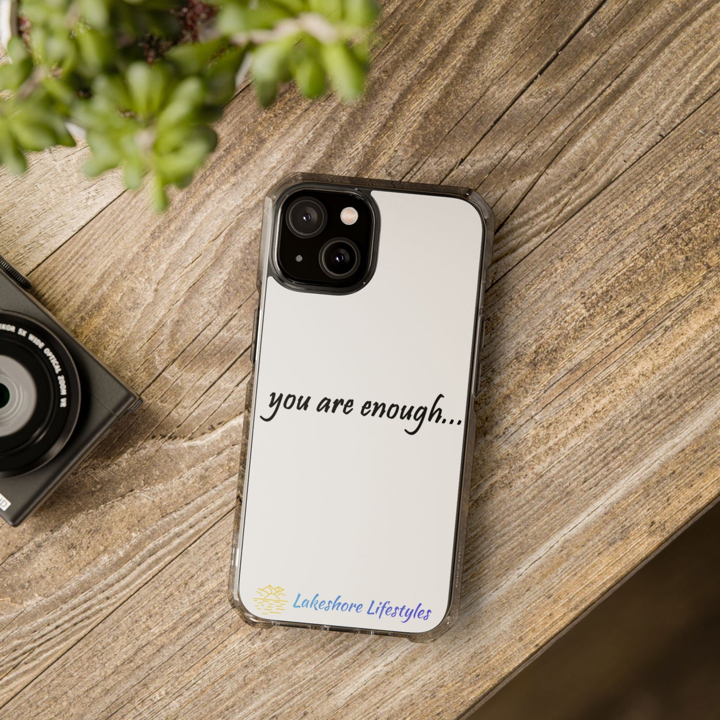 You Are Enough Magnetic Clear Impact Case