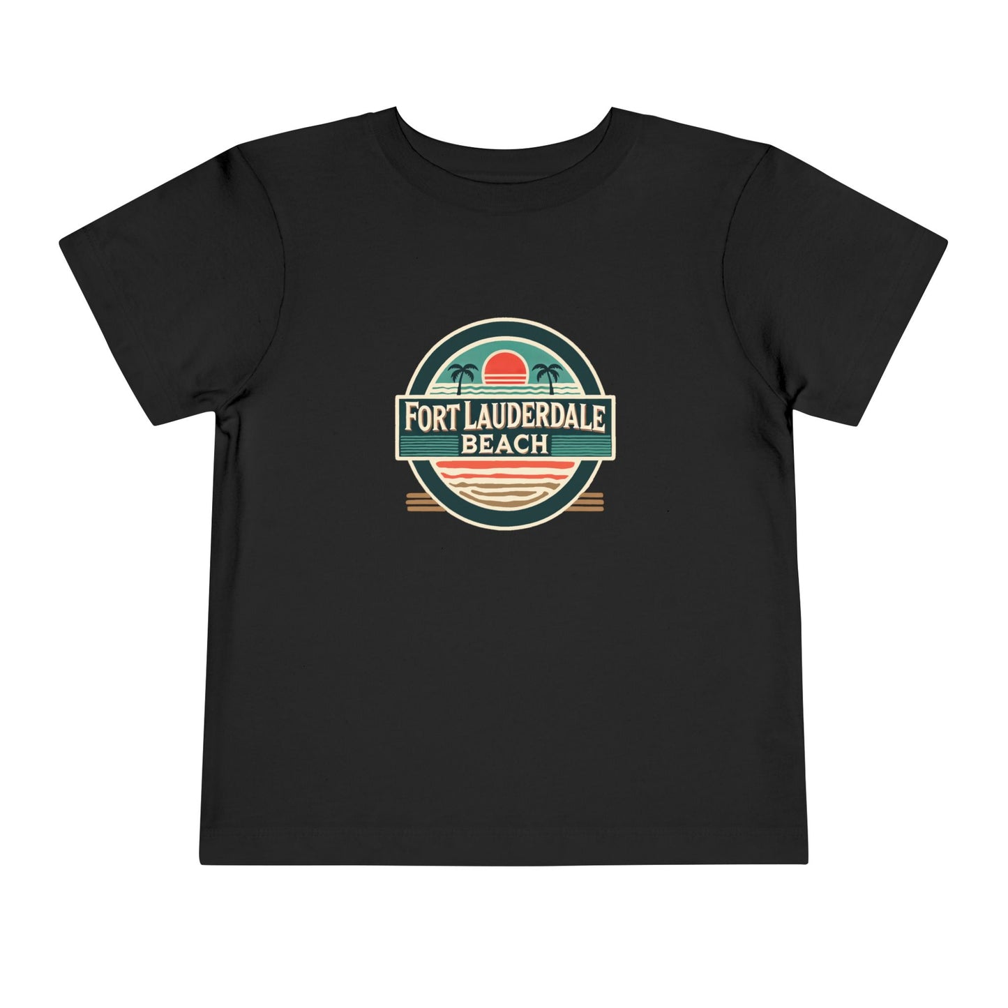 Vintage Fort Lauderdale Unisex Toddler Short Sleeve Tee